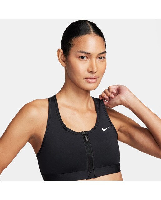 Soutien desportivo de mulher Swoosh Nike Preto-4