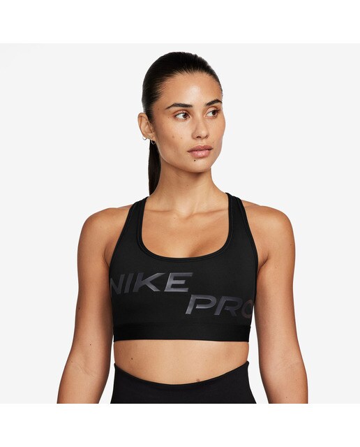Top de Mulher Pro Swoosh Light Support Preto-1