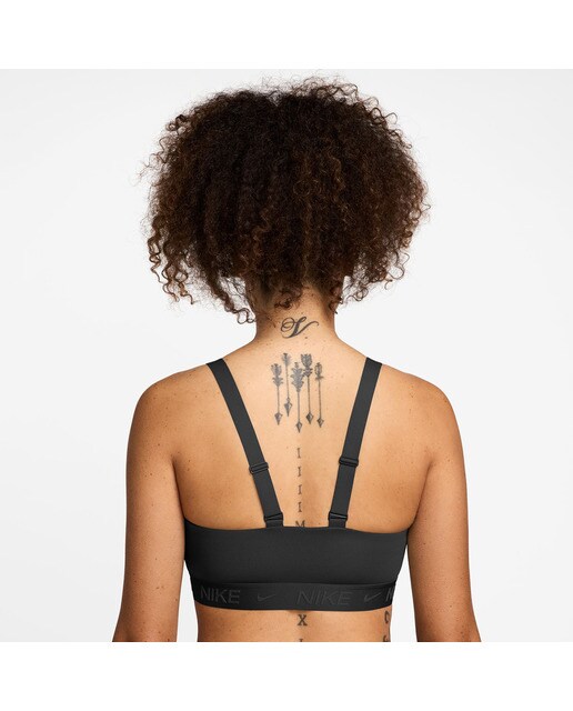 Top de mujer Indy Medium Support Nike - Negro Negro-2