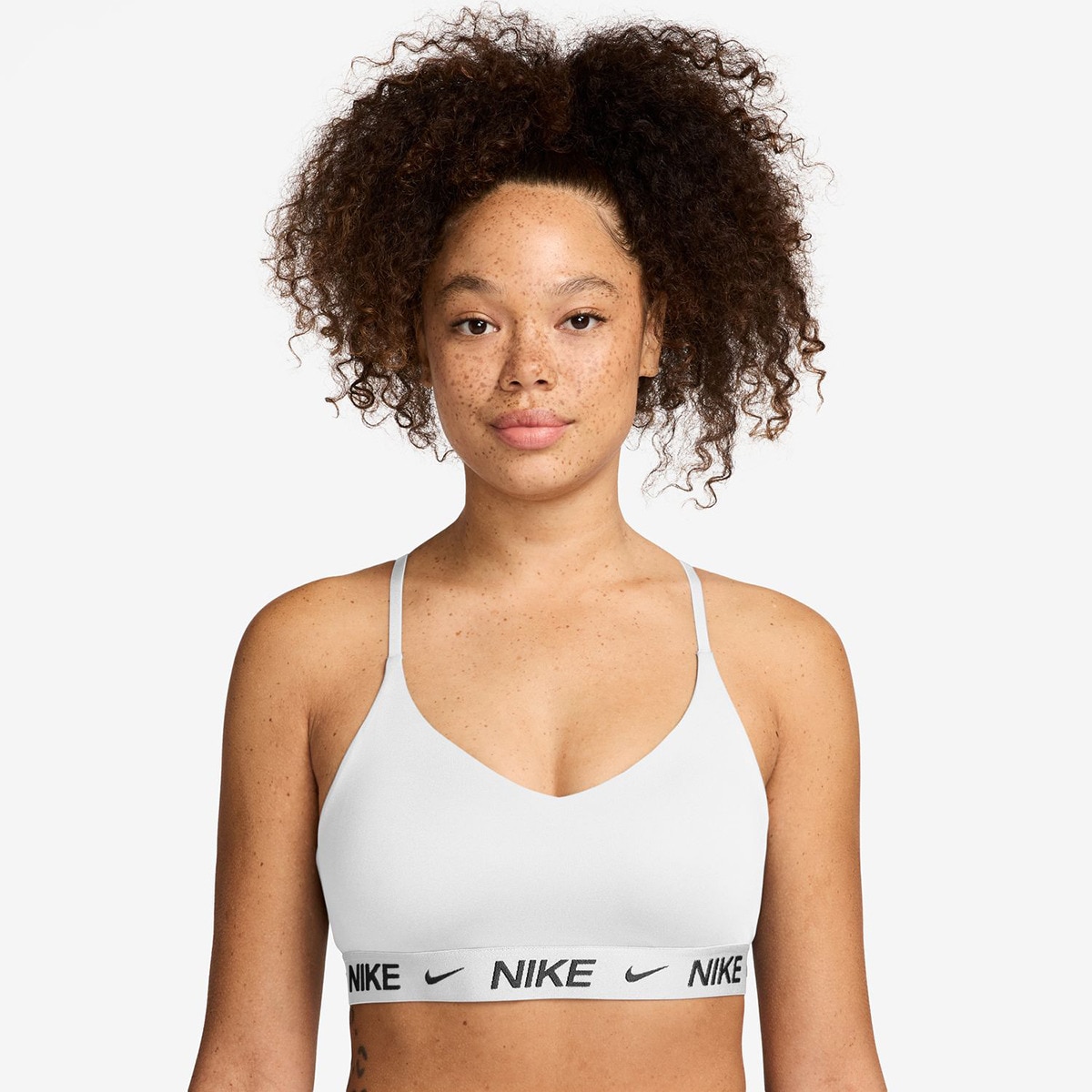 Top de Mulher Indy Suporte Ligeiro Branco-1