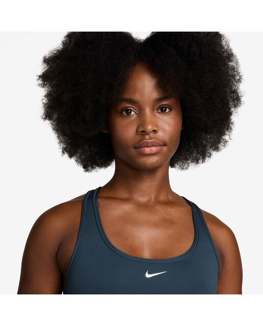Top de Mulher Swoosh Light Support Azul-escuro-3