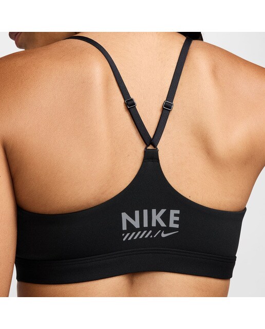 Top de mulher Dri-FIT Indy Nike Preto-5
