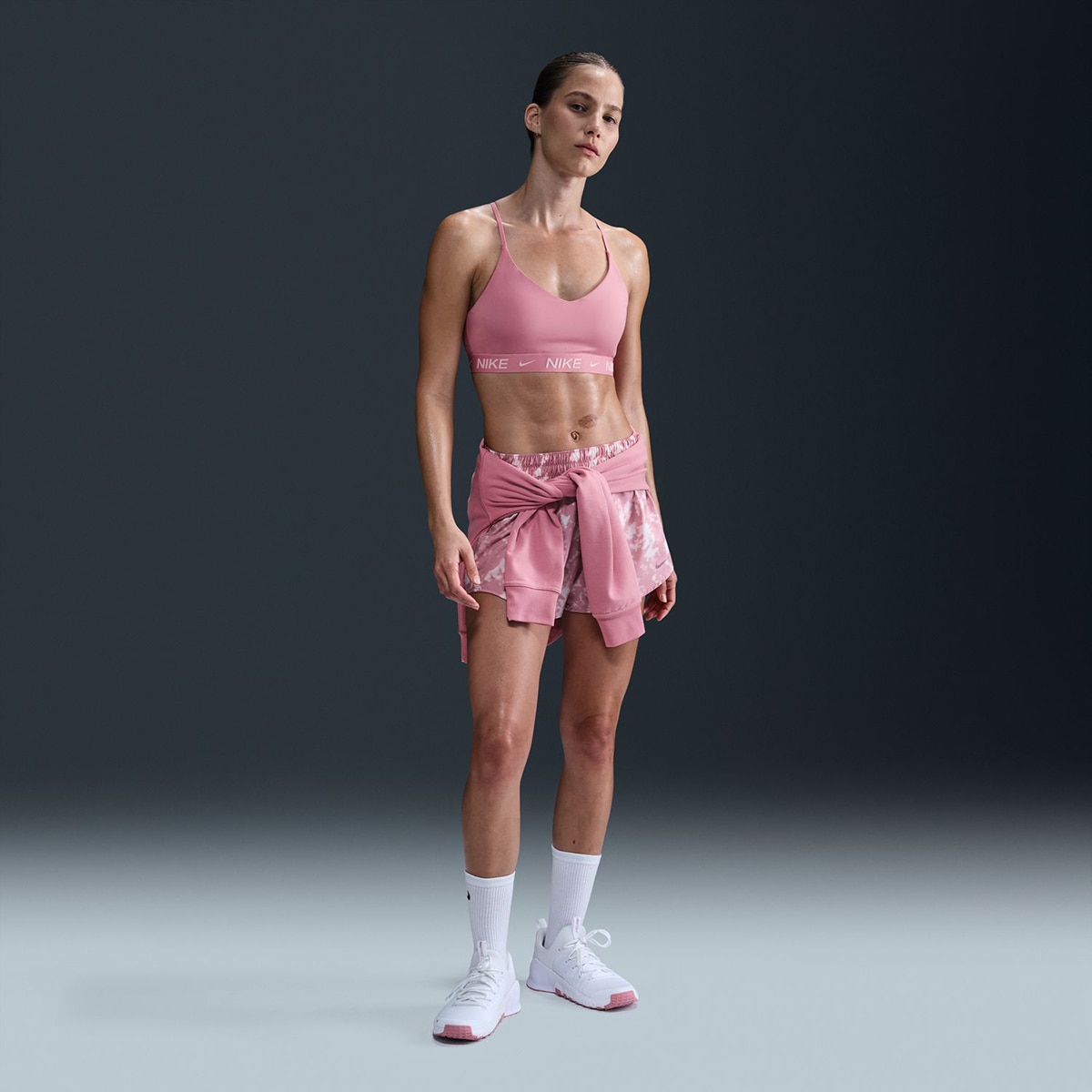 Top de Mulher Indy Suporte Ligeiro Rosa-1