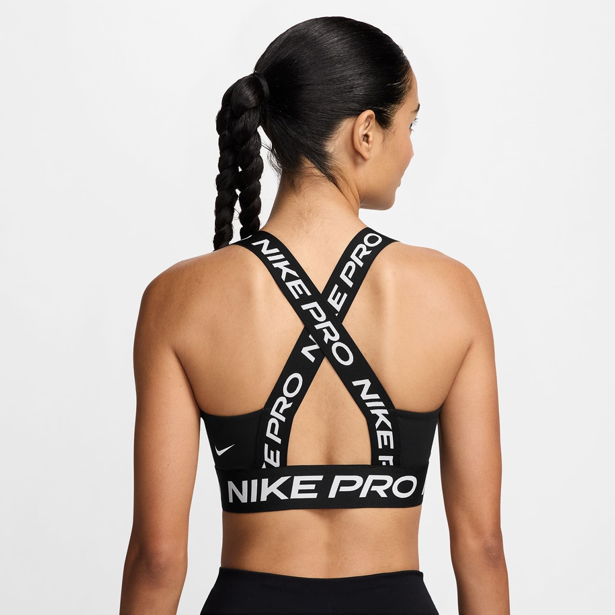 Top de mulher Pro Nike Preto-2