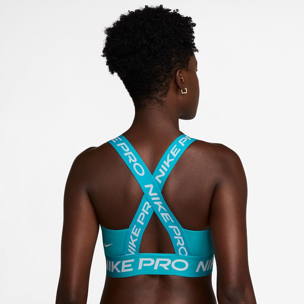 Top de mulher Pro Nike Verde-2