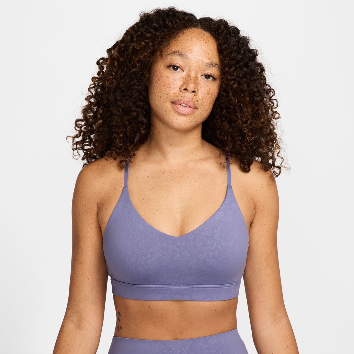 Top de Mulher Indy Suporte Ligeiro Roxo-1
