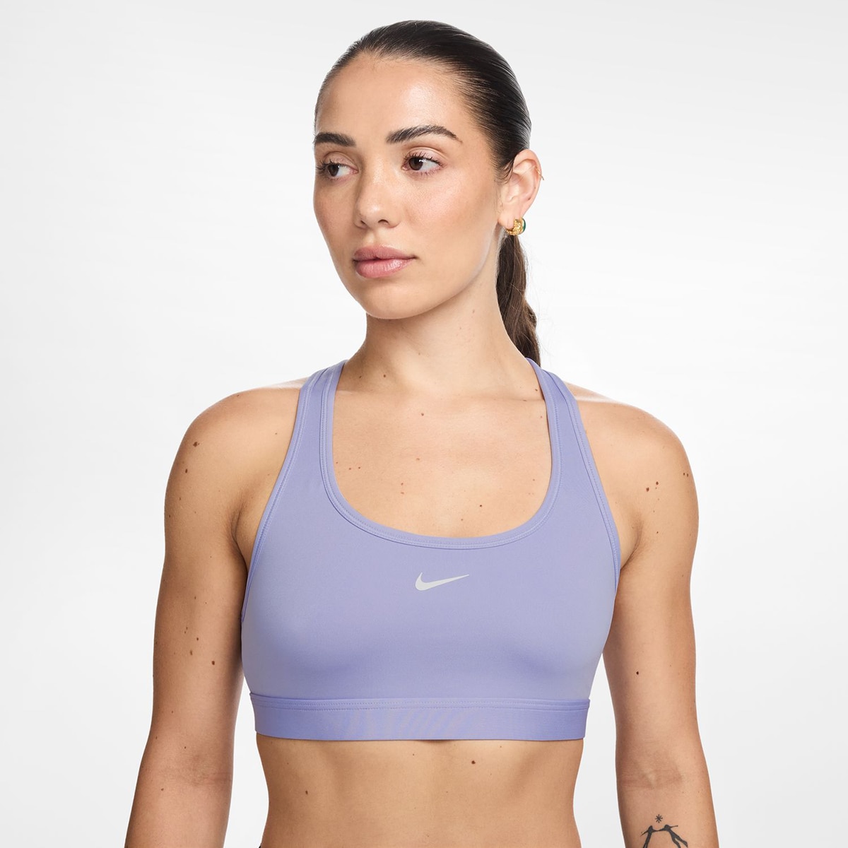 Top de Mulher Swoosh Light Support Roxo-1