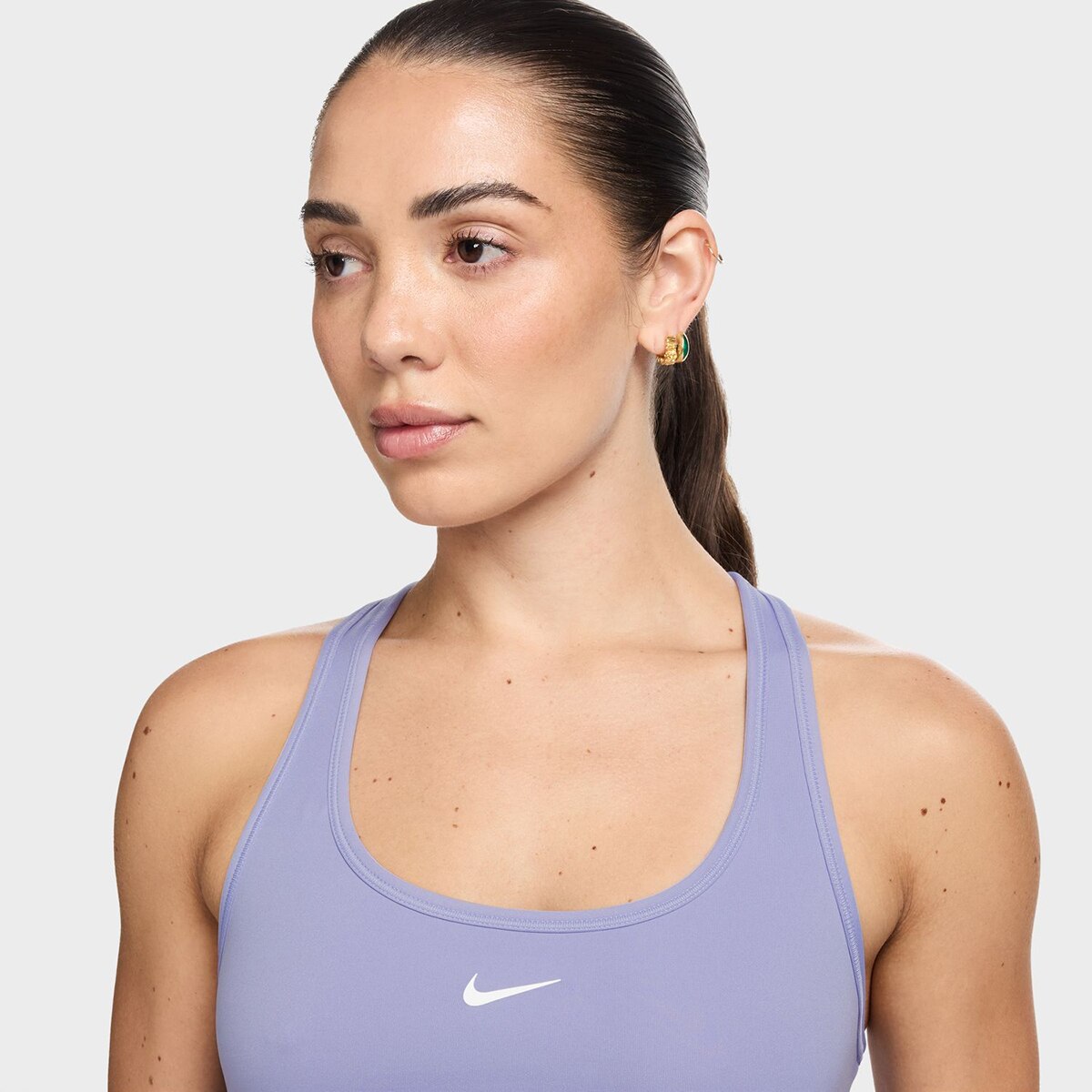 Top de Mulher Swoosh Light Support Roxo-3