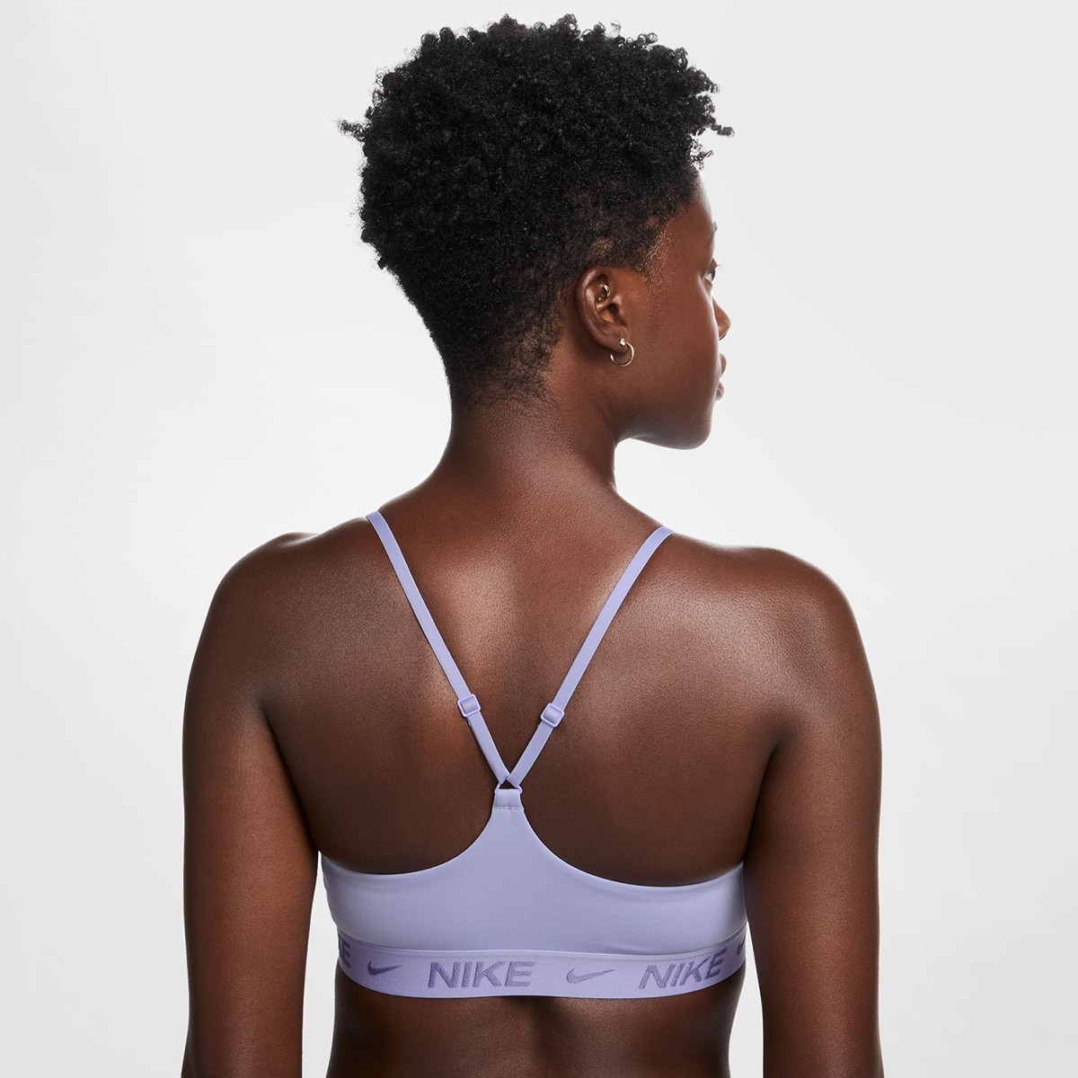 Top de mujer Indy Sujeción ligera Nike - Lila Lila-2