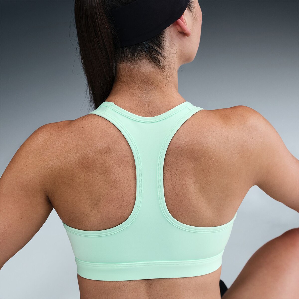 Top de Mulher Swoosh Medium Support Verde-5