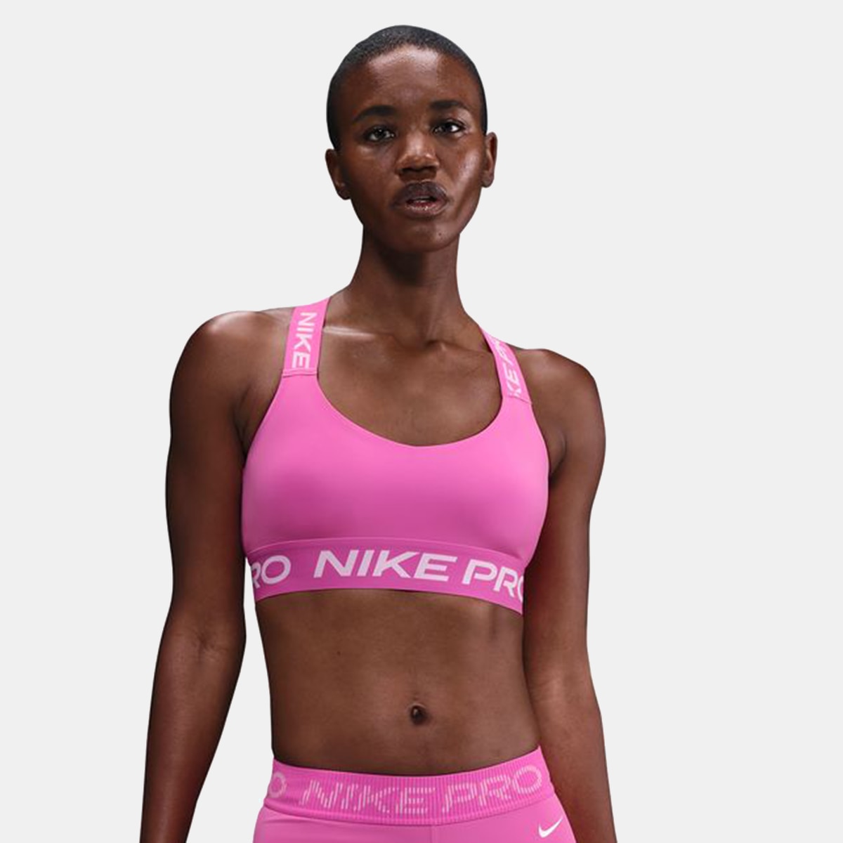 Top de mulher Pro Nike Rosa-1