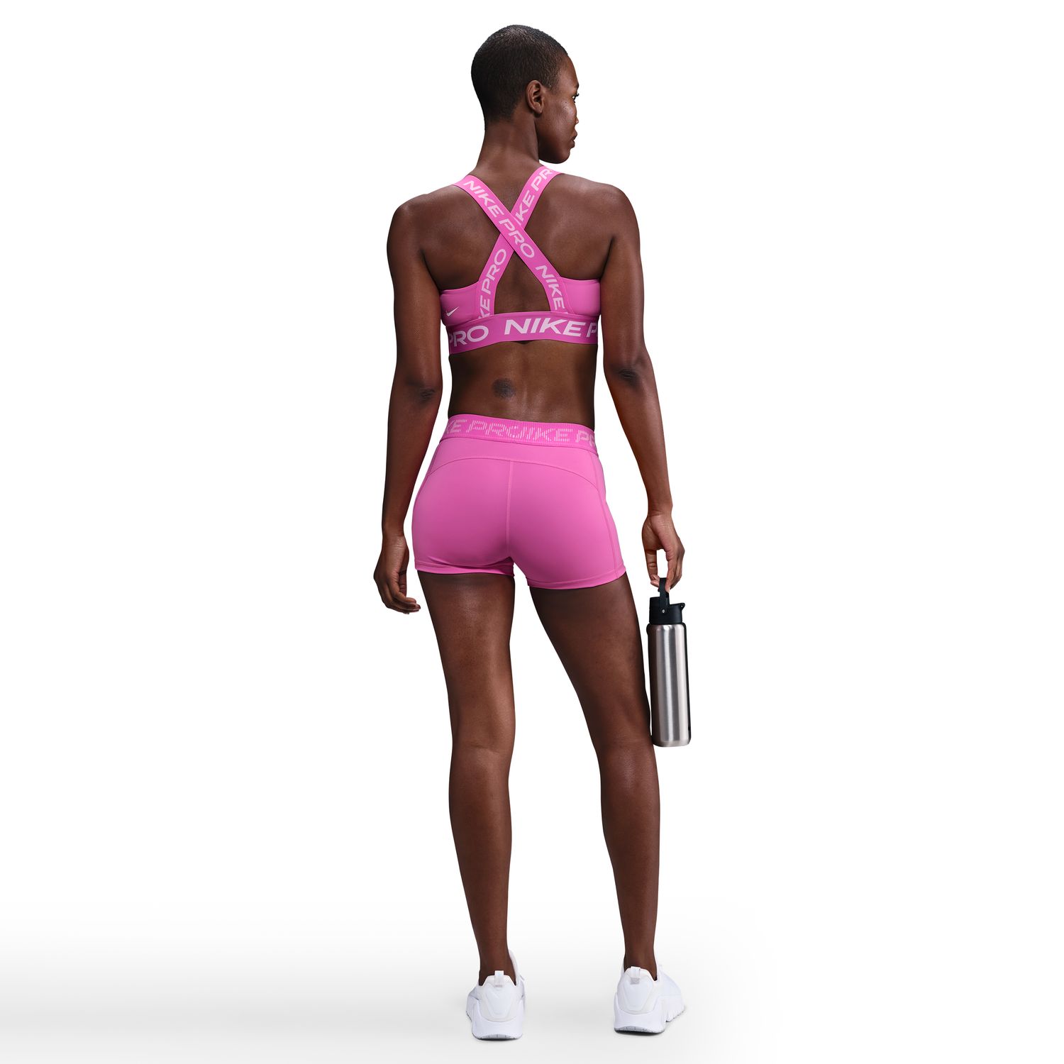 Top de mulher Pro Nike Rosa-2