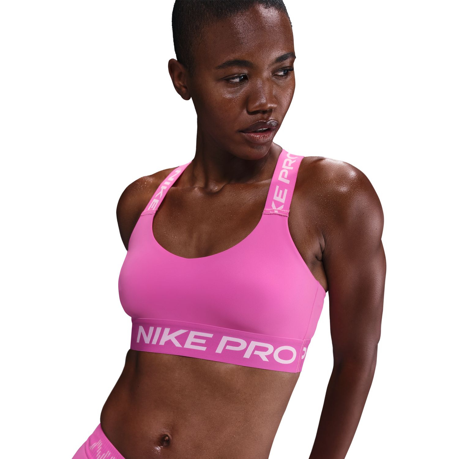 Top de mulher Pro Nike Rosa-3