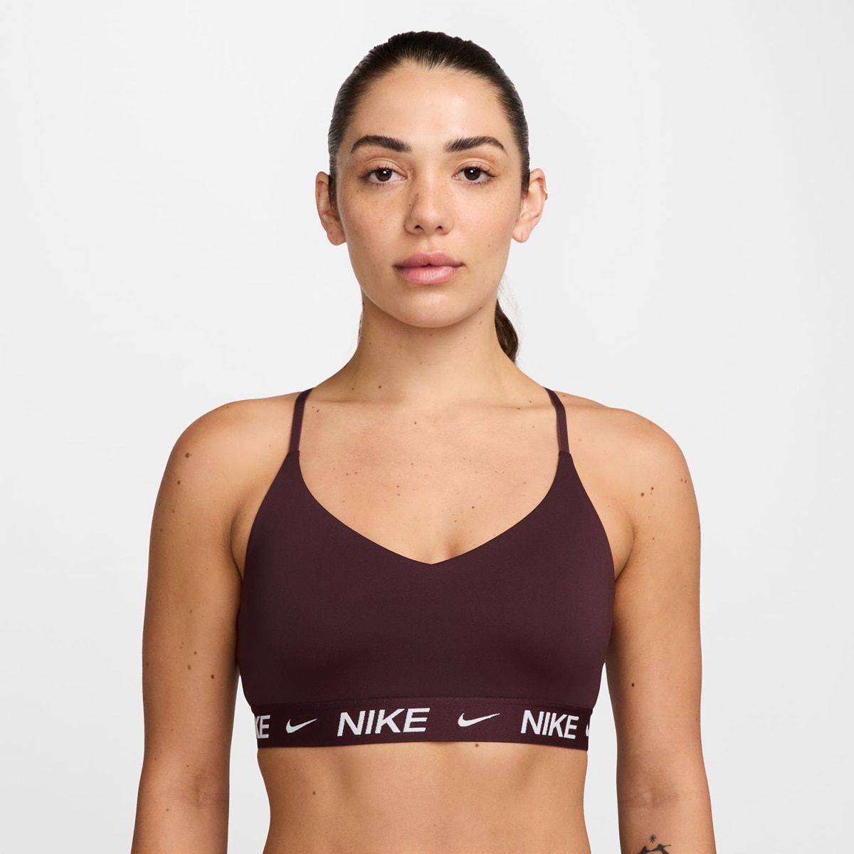 Top de Mulher Indy Suporte Ligeiro Bordeaux-1