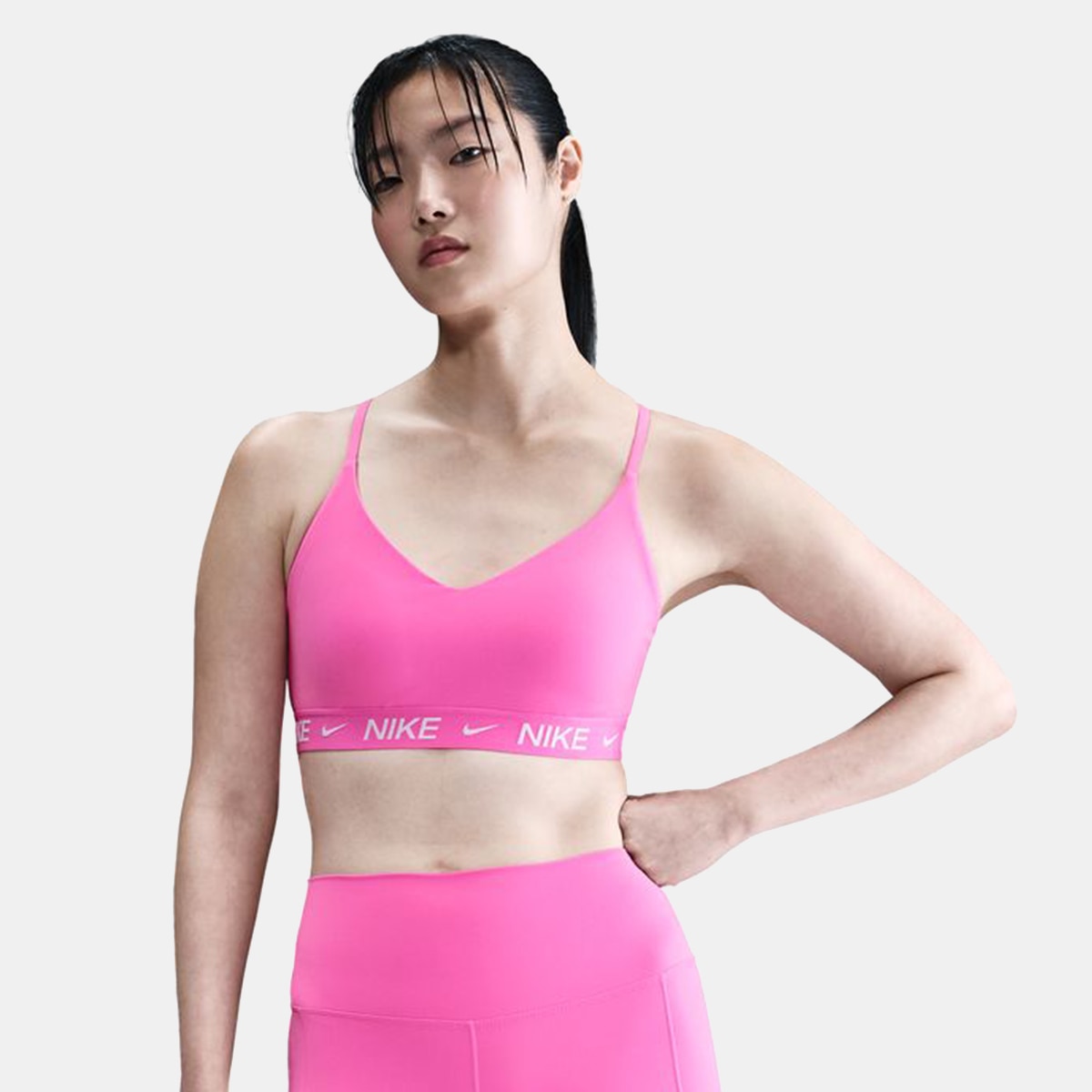 Top de Mulher Indy Suporte Ligeiro Rosa-1
