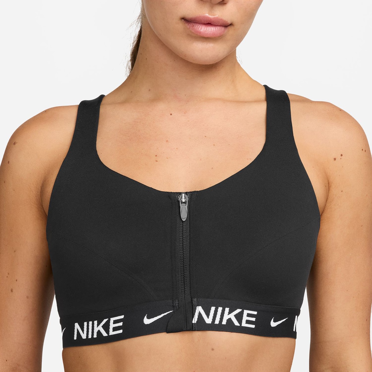 Top de Mulher Indy High Support Zip Bra Preto-3