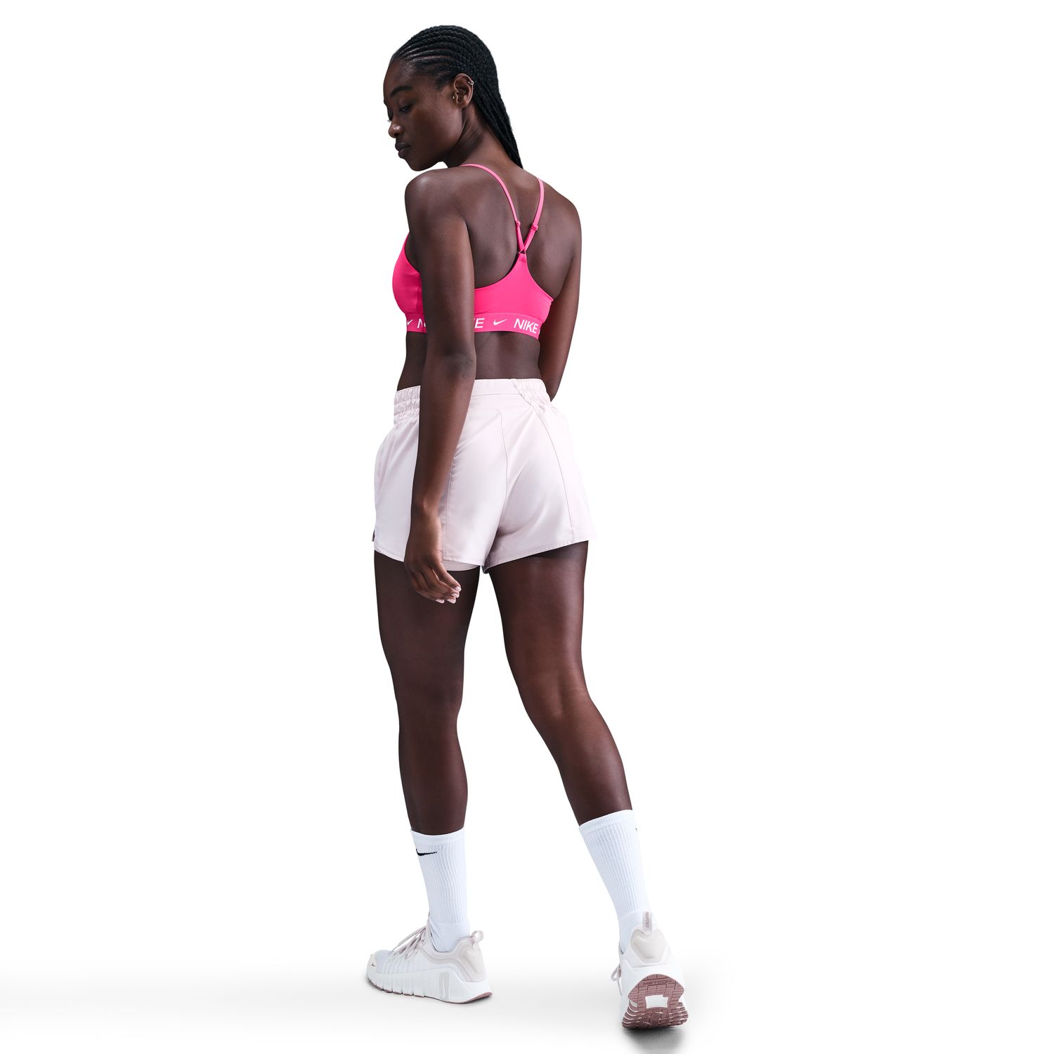 Top de Mulher Indy Suporte Ligeiro Rosa-2