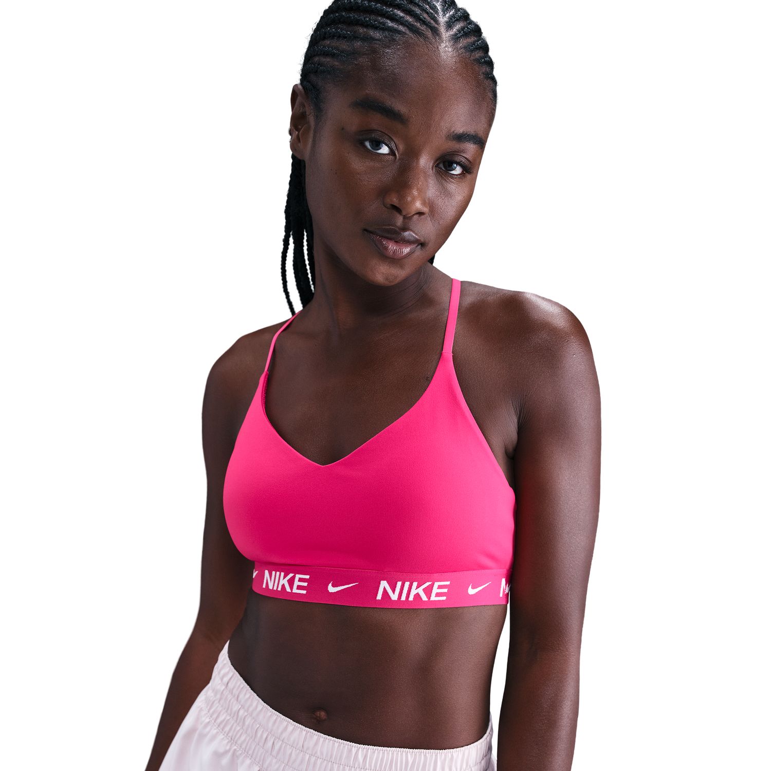 Top de Mulher Indy Suporte Ligeiro Rosa-3