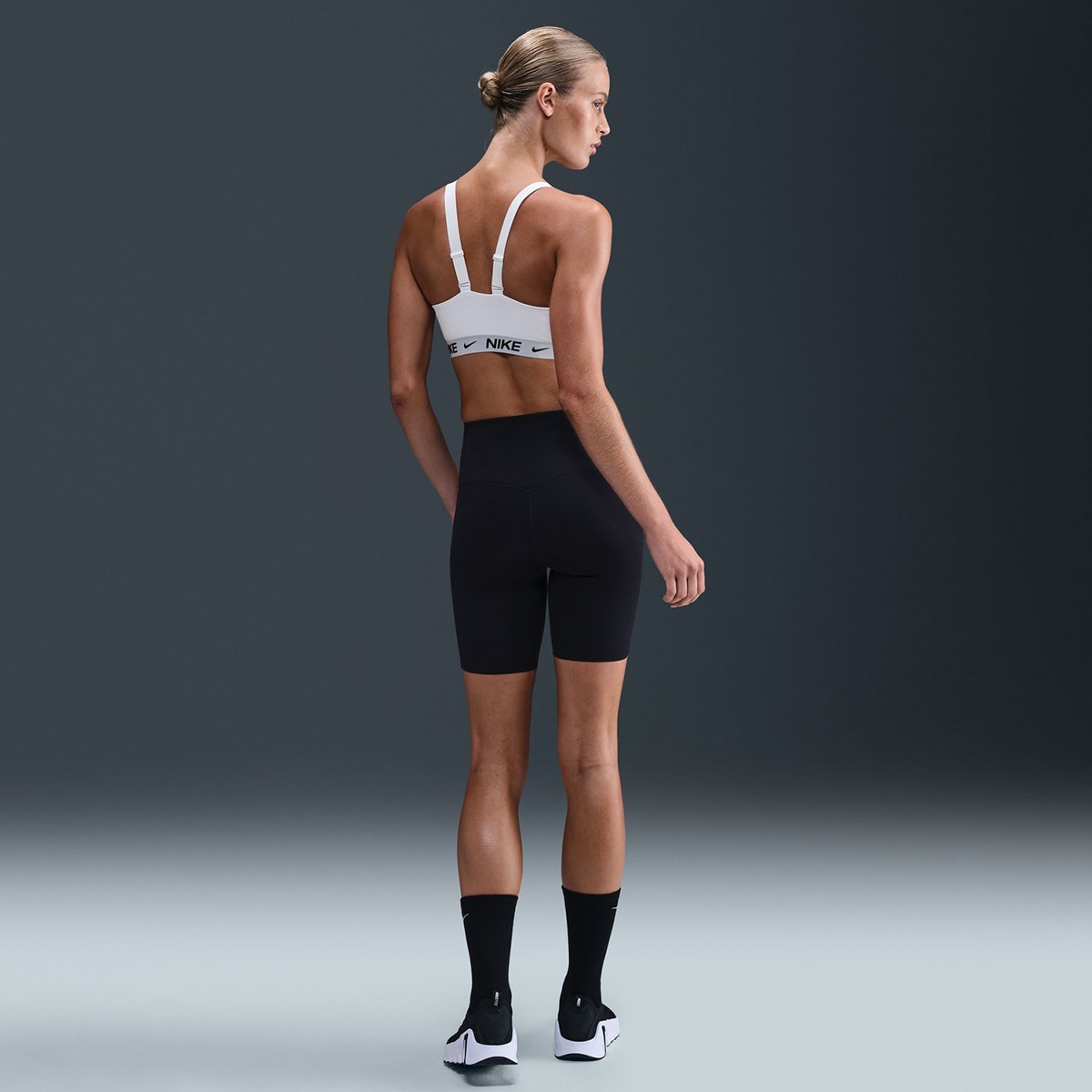 Top de Mulher Indy Suporte Médio Branco-2