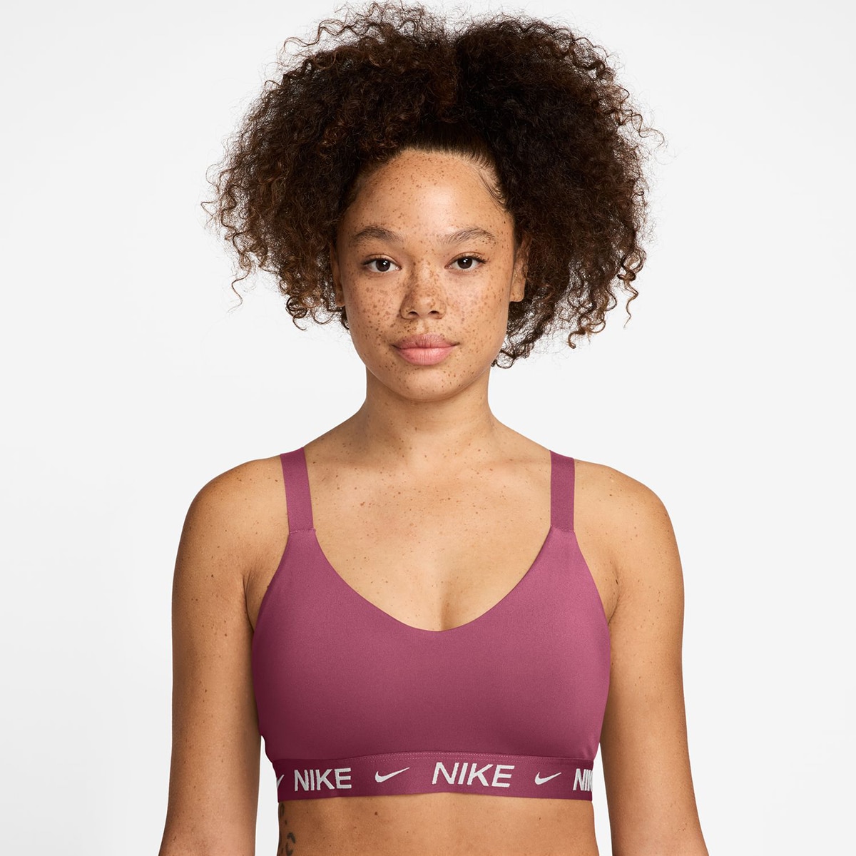 Top de Mulher Indy Suporte Médio Rosa-1
