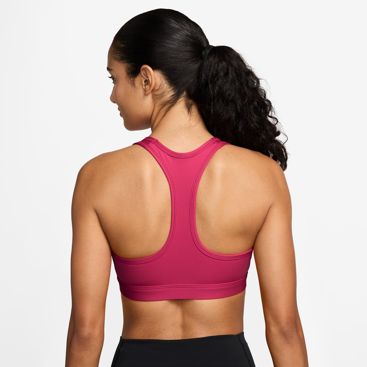 Top de Mulher Swoosh Medium Support Rosa-2