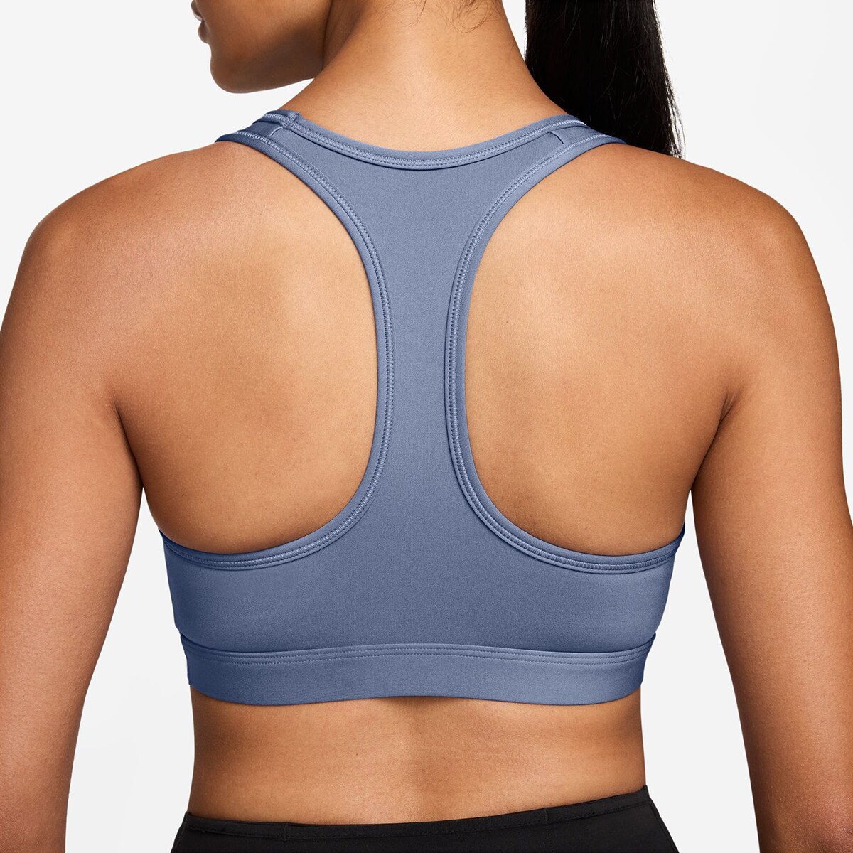 Top de Mulher Swoosh Medium Support Azul-3
