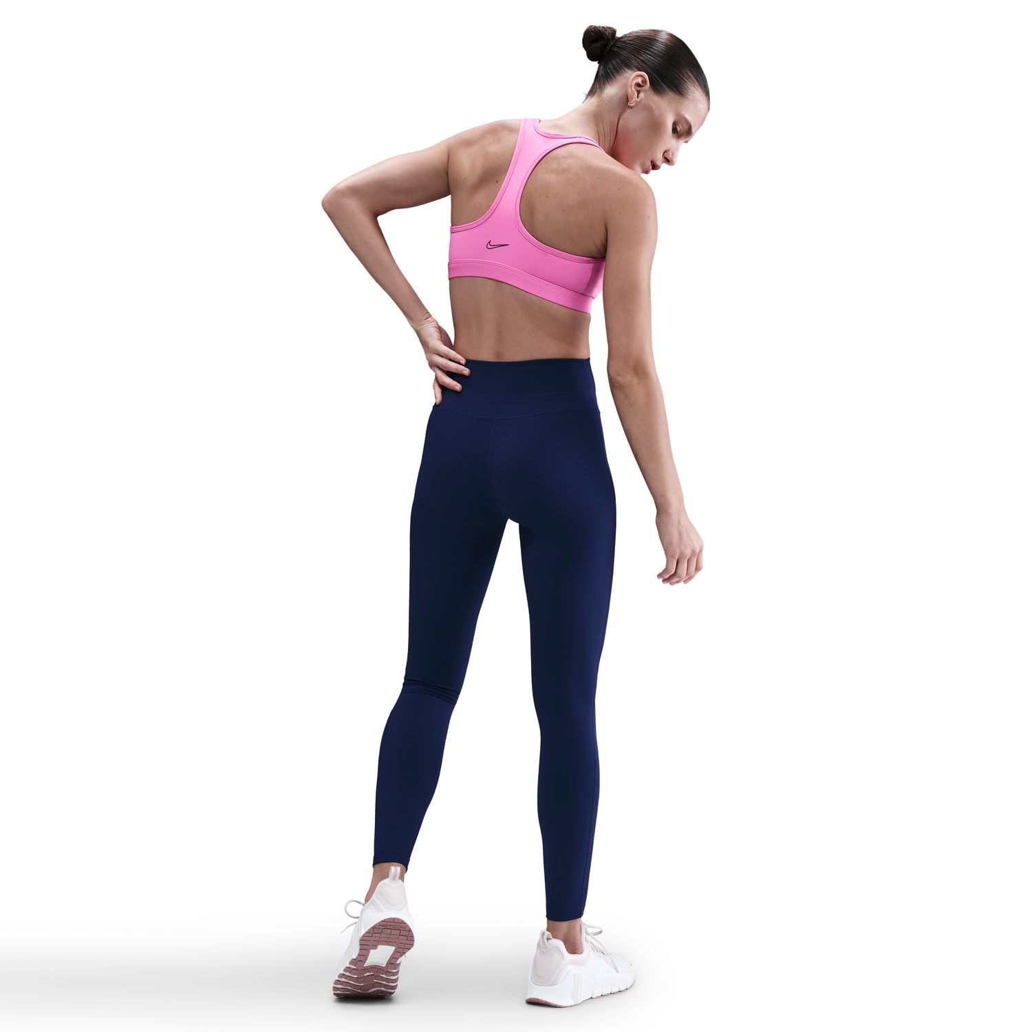 Top de Mulher Swoosh Medium Support Rosa-2