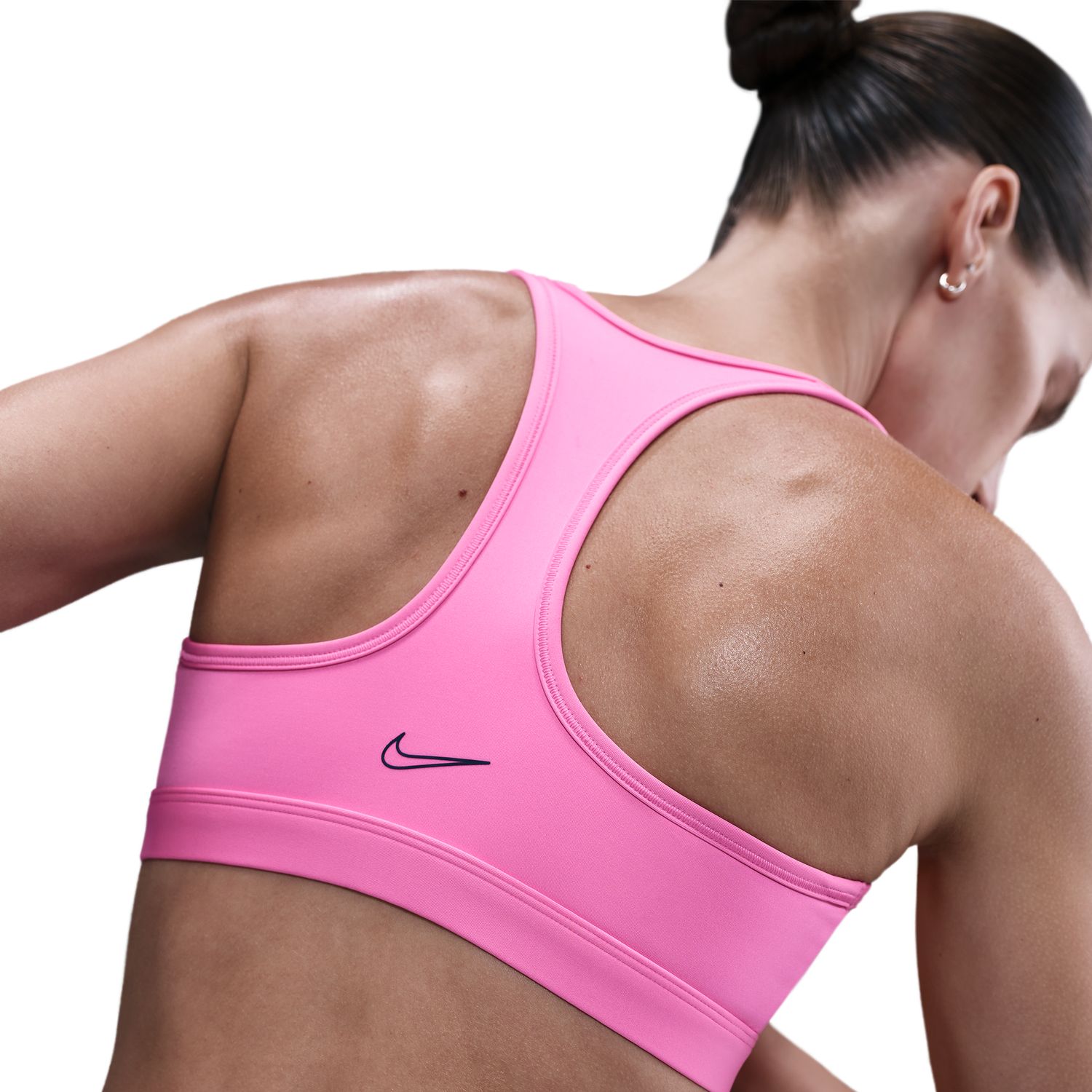 Top de Mulher Swoosh Medium Support Rosa-4