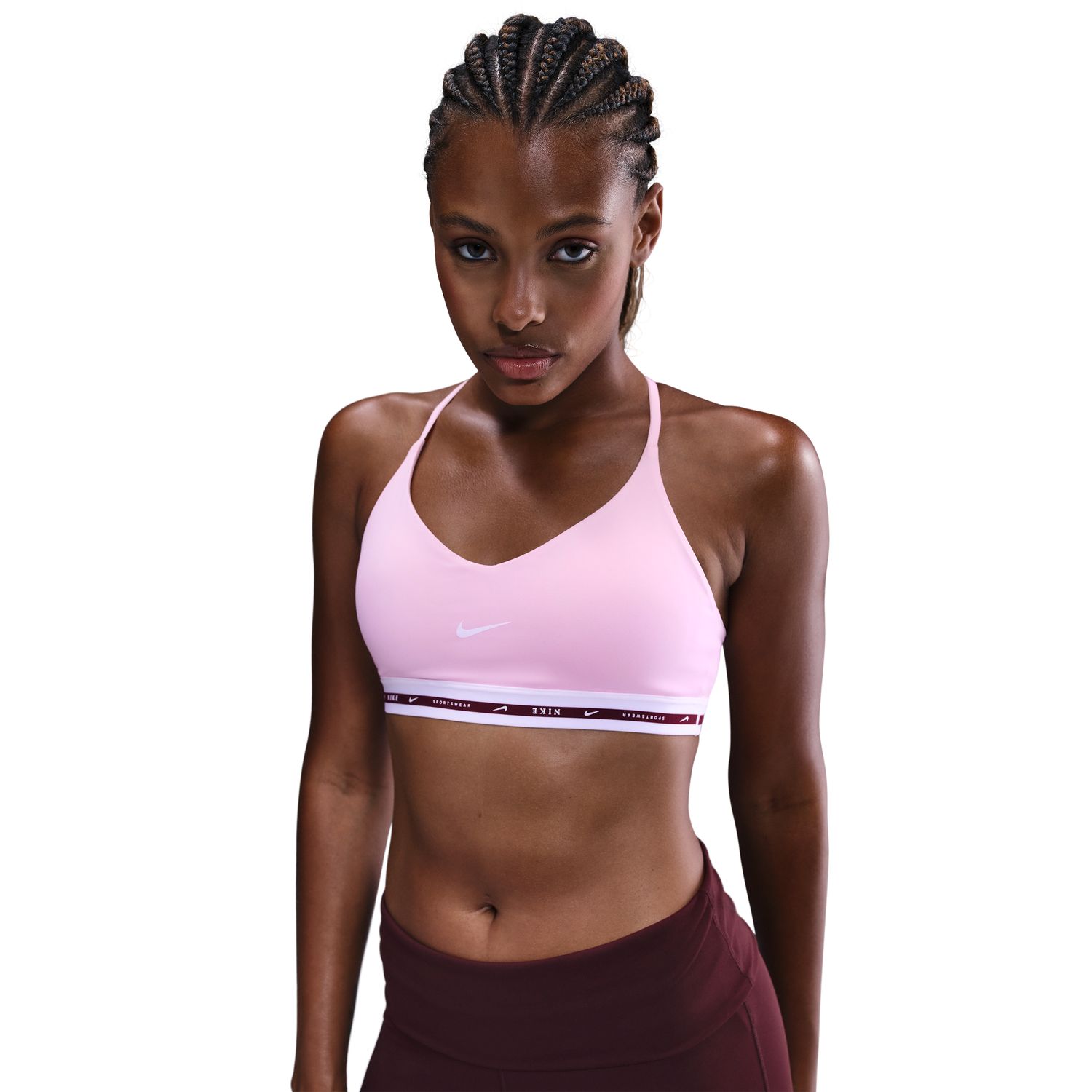 Top de mulher Indy Nike Rosa-3