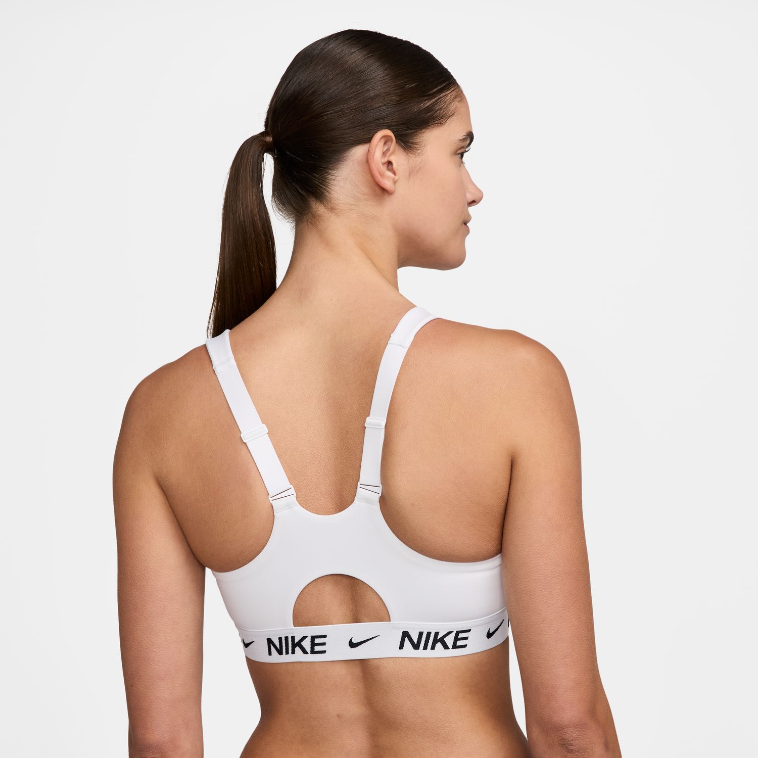 Top de Mulher Indy High Support Zip Bra Branco-2
