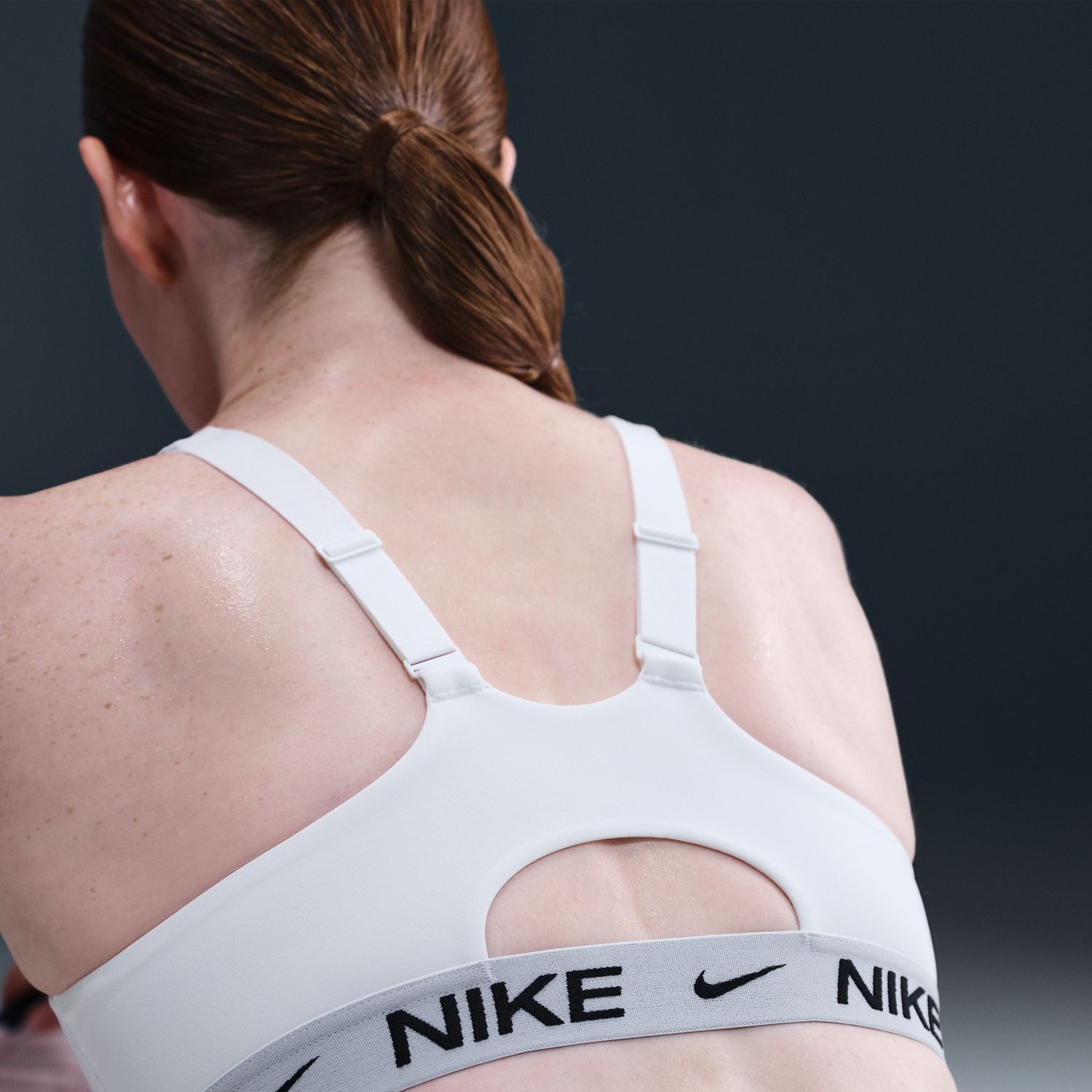 Top de Mulher Indy High Support Zip Bra Branco-5