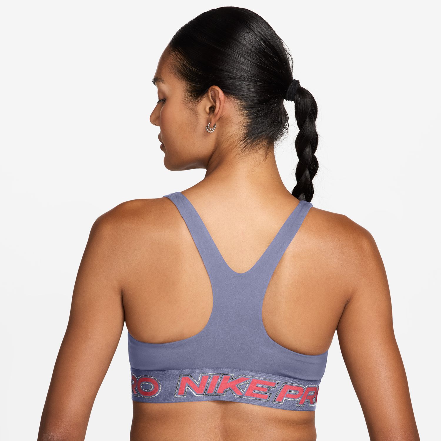 Top de mulher Pro Nike Roxo-2
