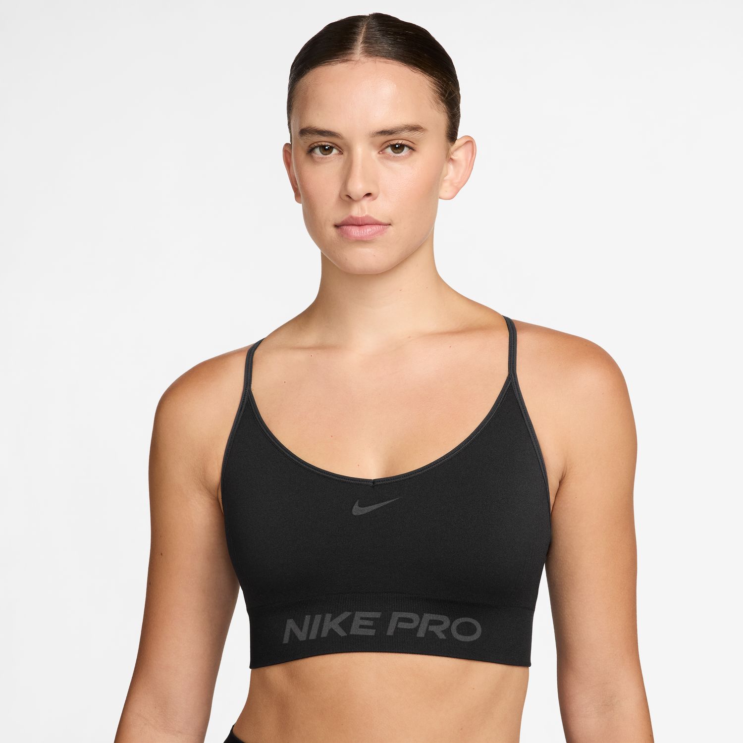 black nike pro bra