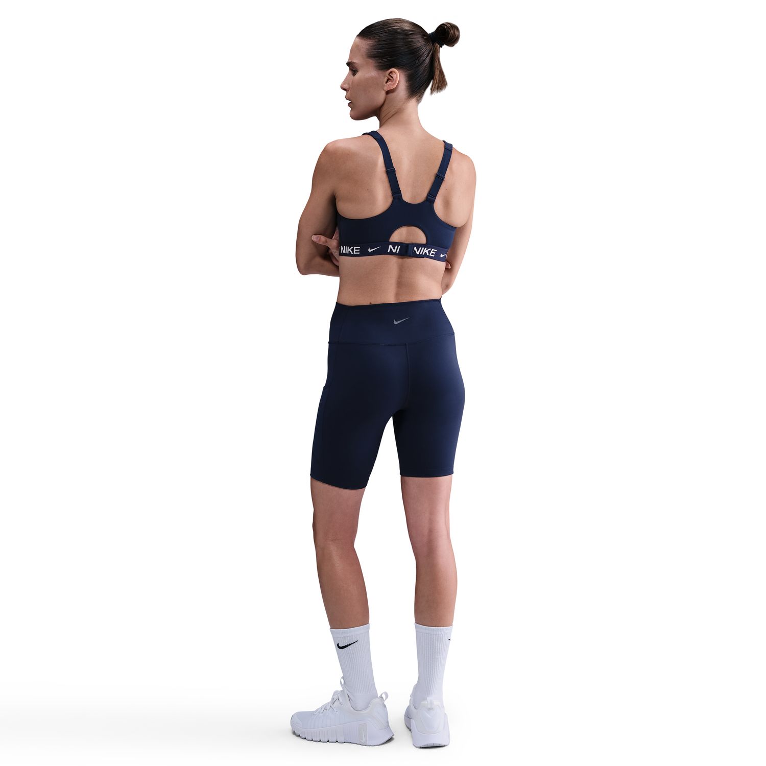 Top de Mulher DF Indy High Support Bra Azul-marinho-2