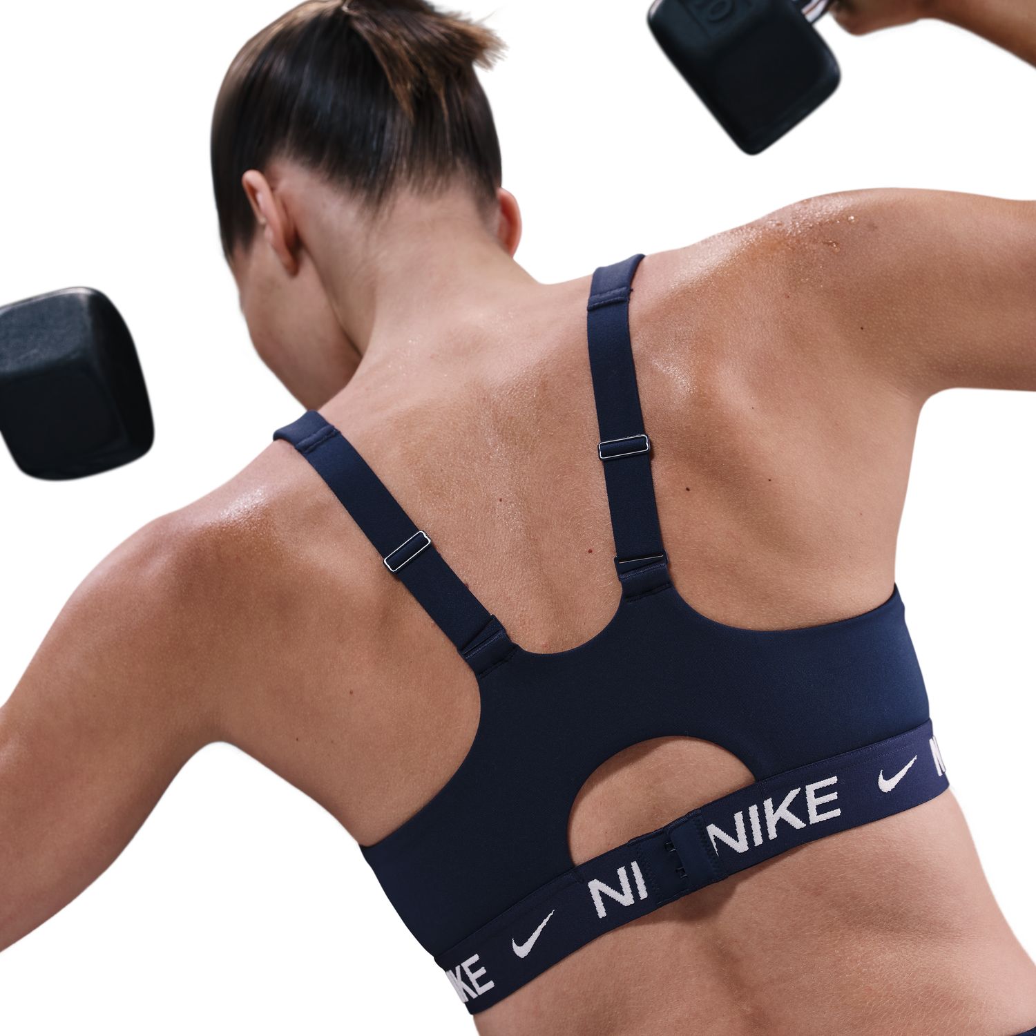 Top de Mulher DF Indy High Support Bra Azul-marinho-4