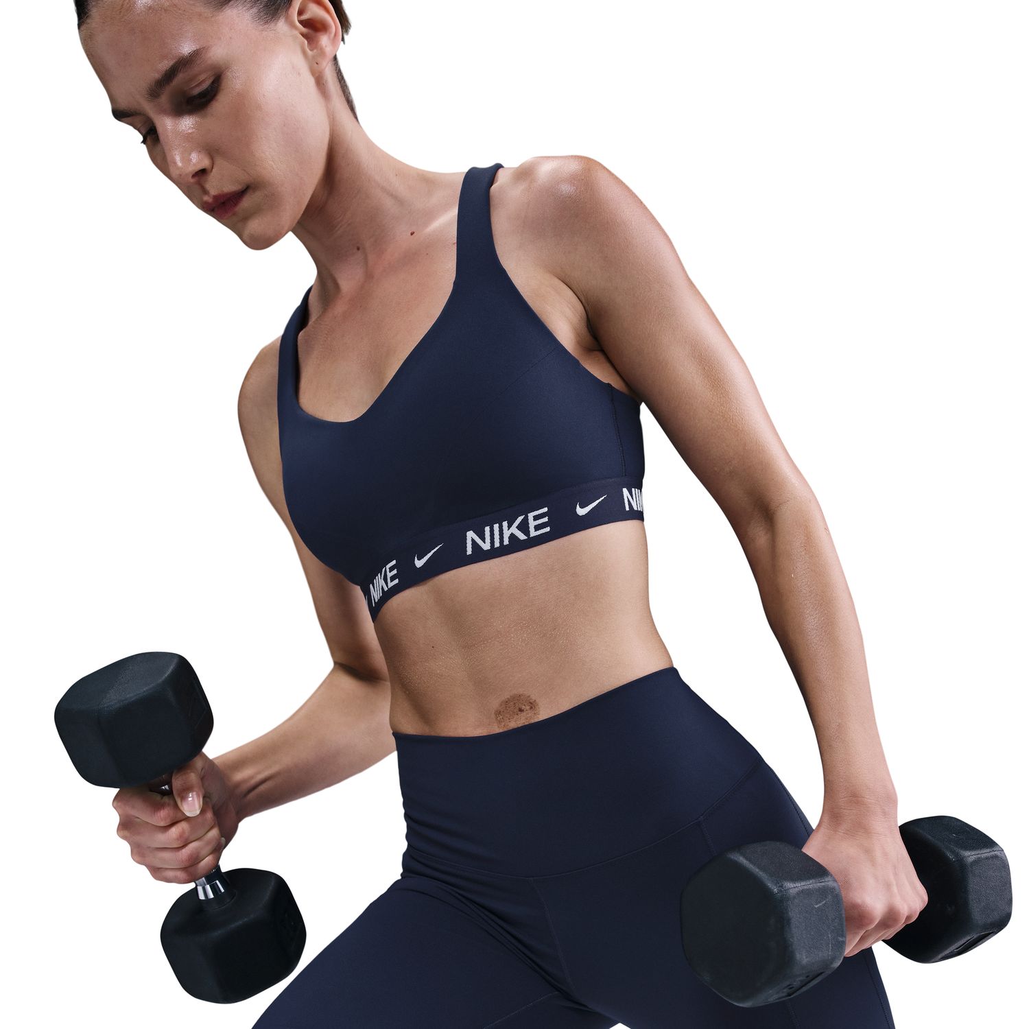 Top de Mulher DF Indy High Support Bra Azul-marinho-5