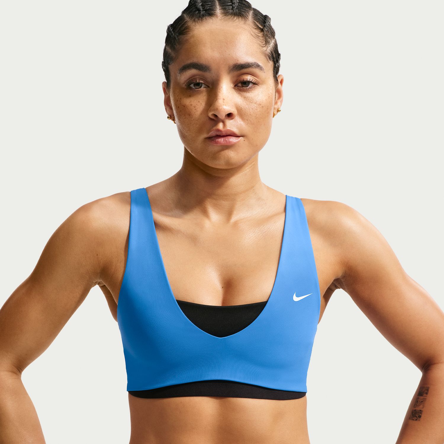 Top de Mulher Pro Sculpt Strappy Medium Support Bra Azul-1