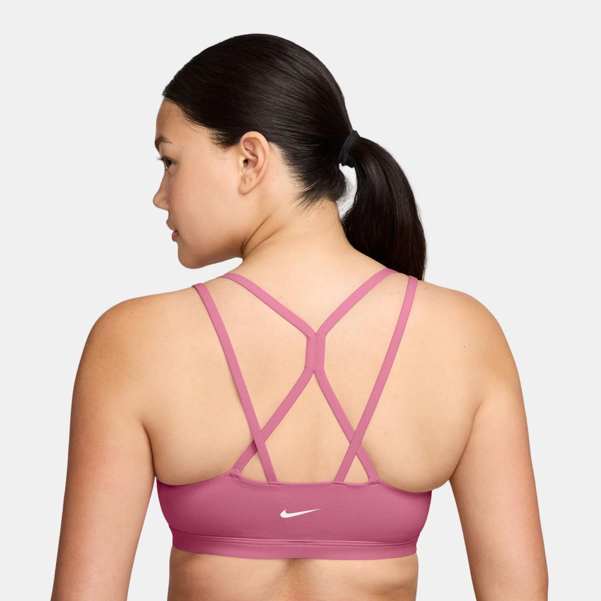 Top de Mulher DF Zenvy Strappy Light Support Bra Rosa-2