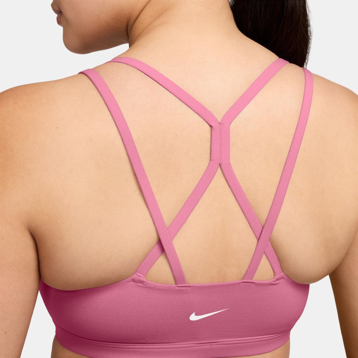 Top de Mulher DF Zenvy Strappy Light Support Bra Rosa-3