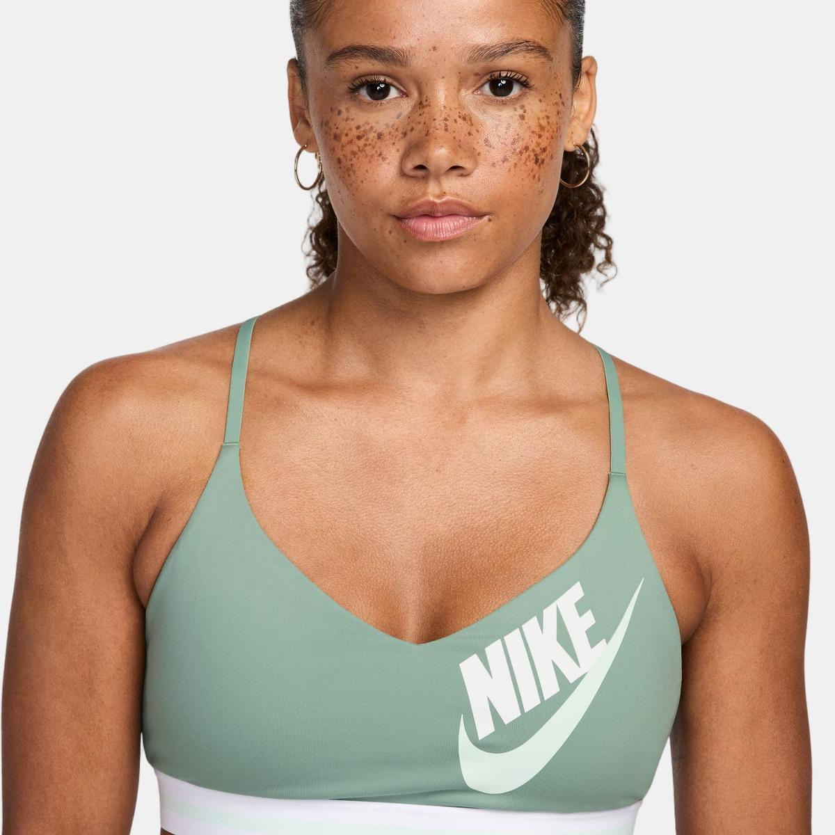 Top de Mulher Indy Light Support Logo Bra Verde-3