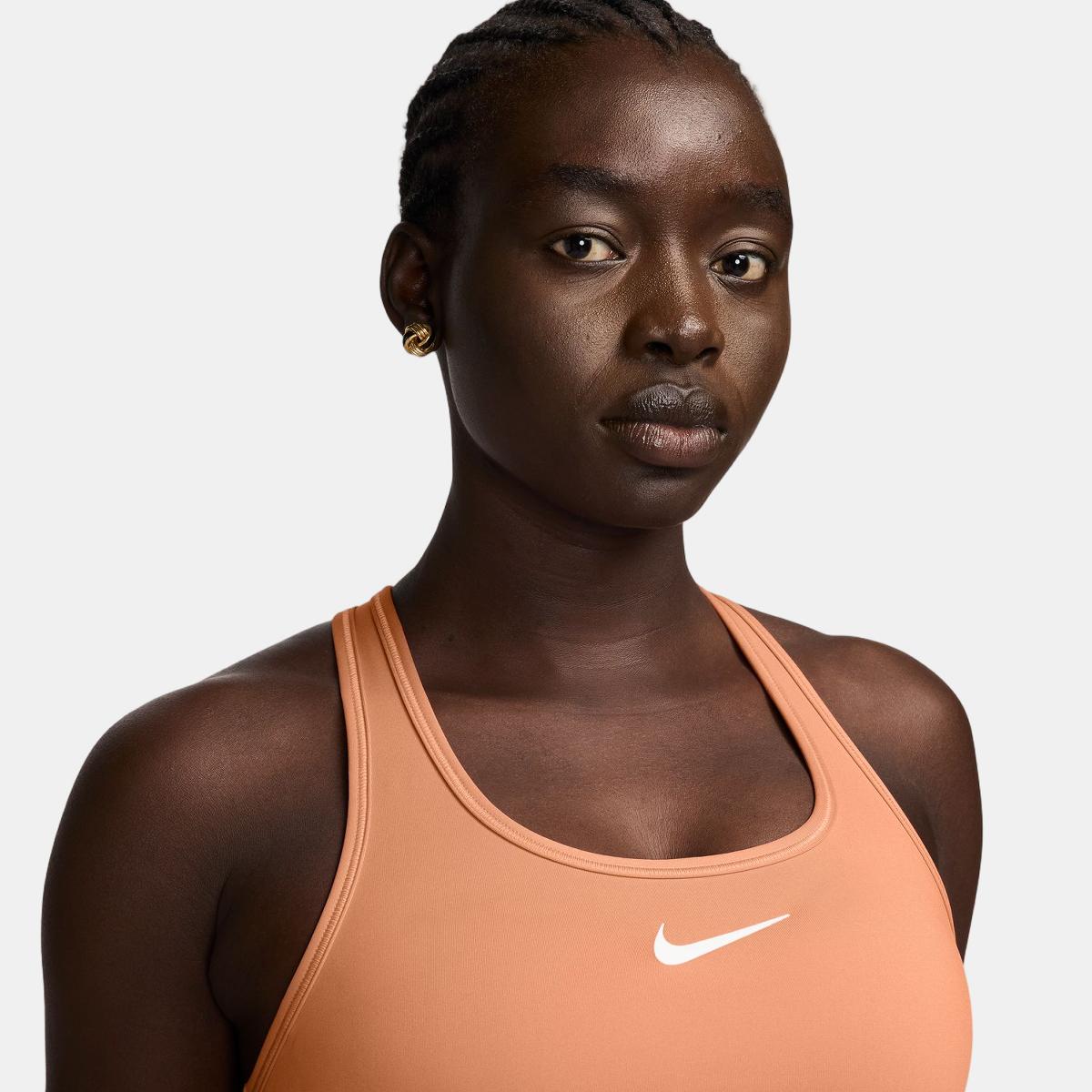 Top de Mulher Swoosh Medium Support Bra Laranja-3