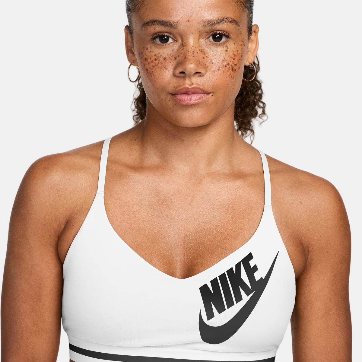 Top de Mulher Indy Light Support Logo Bra Branco-3