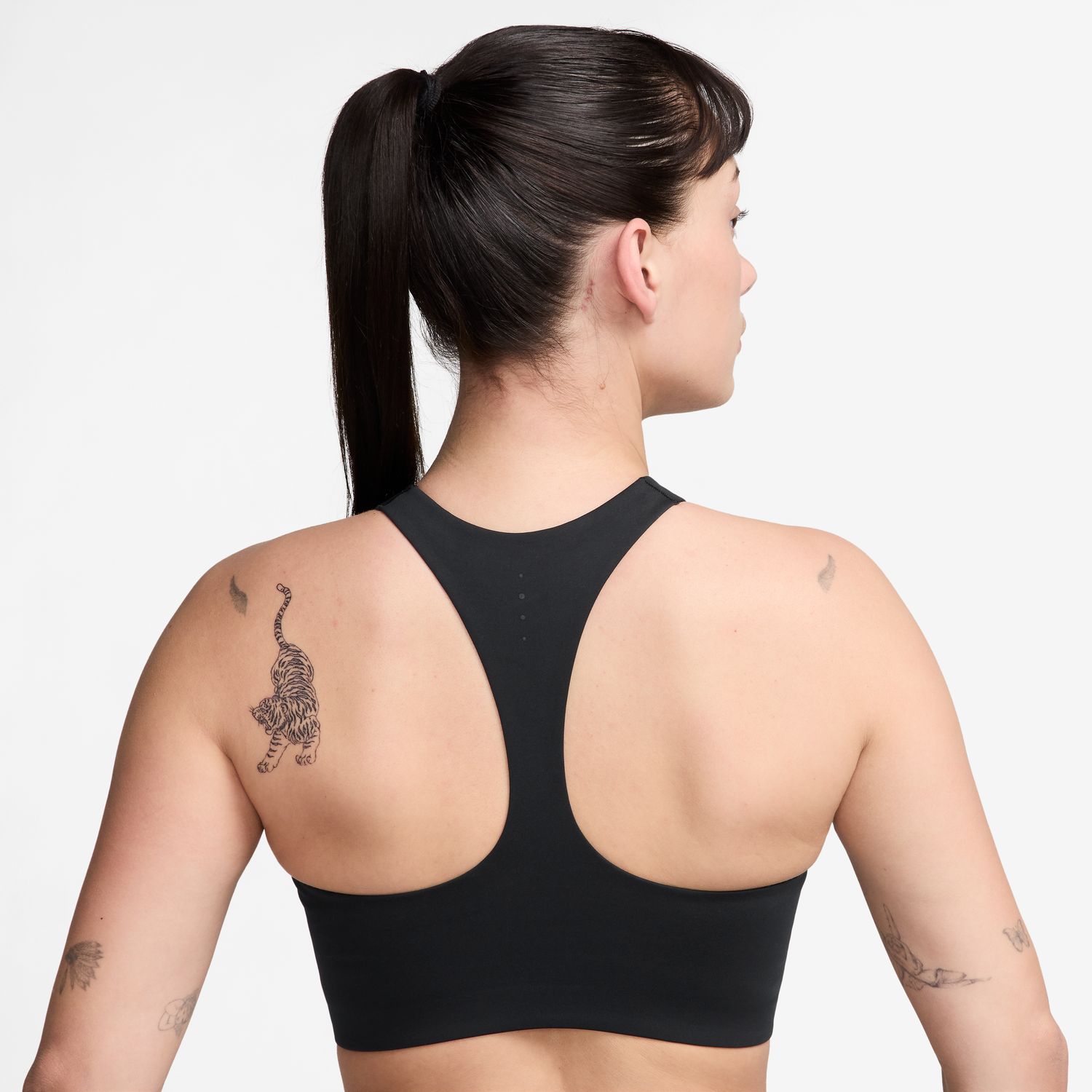 Top de mujer W Nk DF Unvrsa Ms Bra Mesh Nike - Negro Negro-2