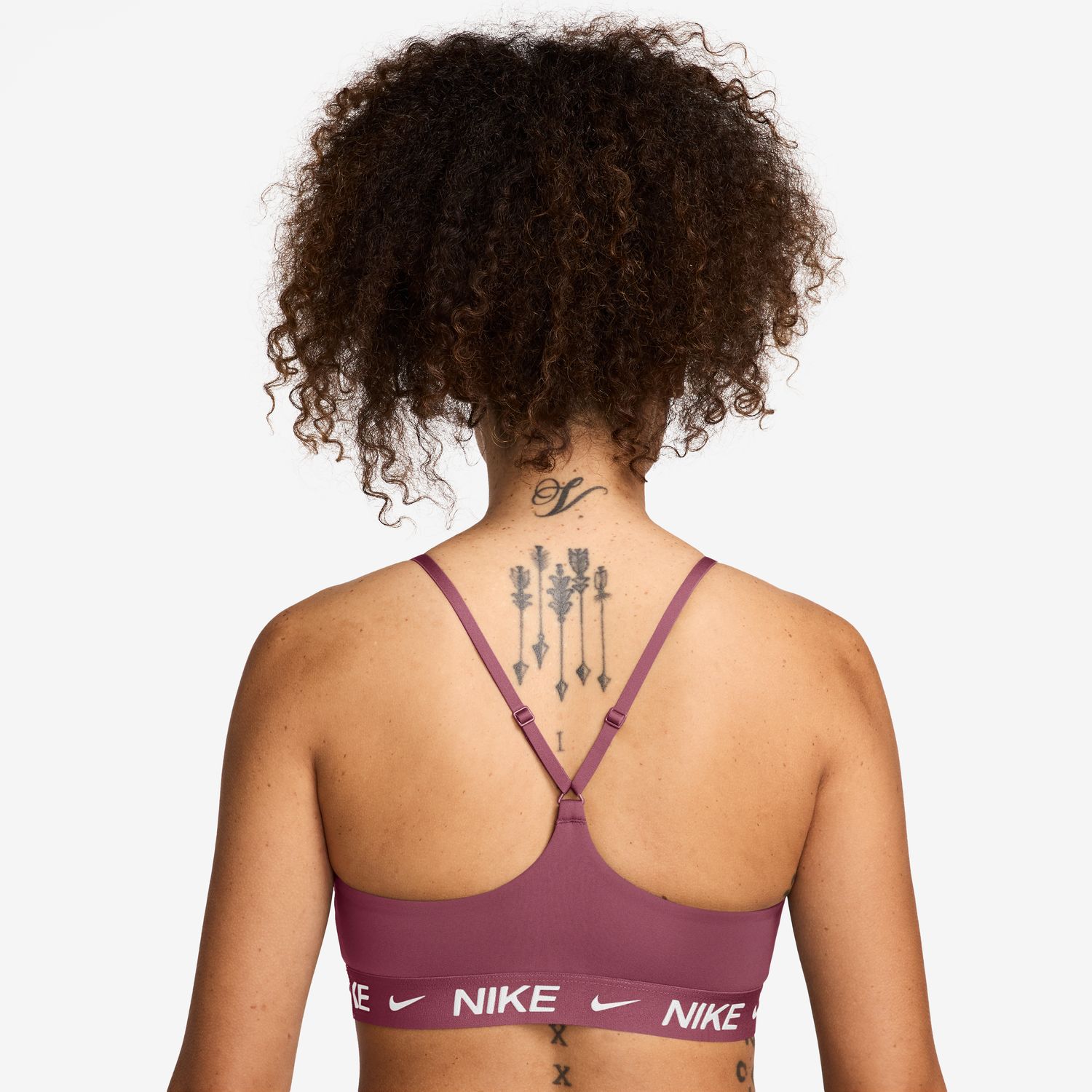 Top de Mulher W Nk DF Indy Lgt Spt Bra Vermelho-2