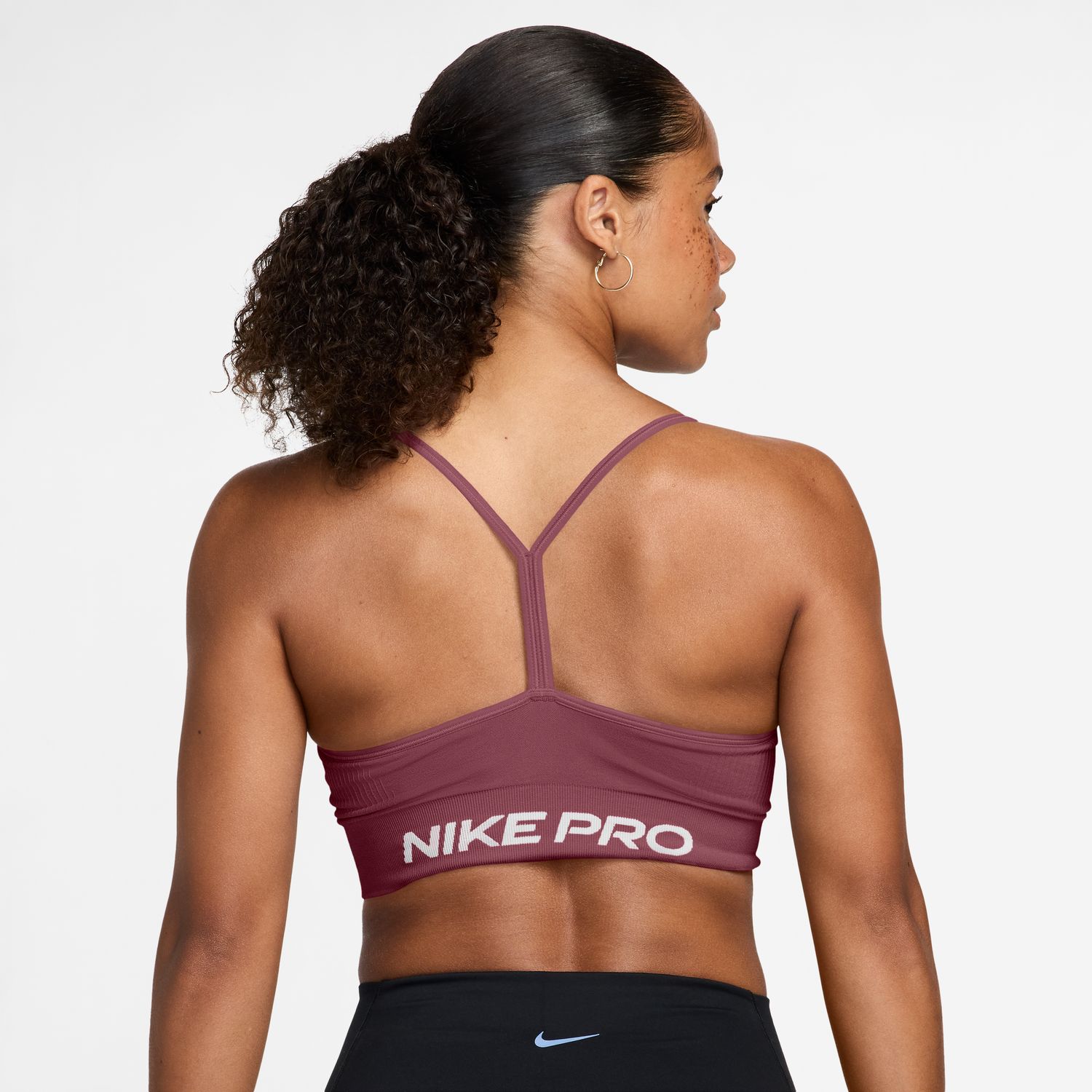 Top de Mulher W NP DF Smls LS Bra Wt Vermelho-2