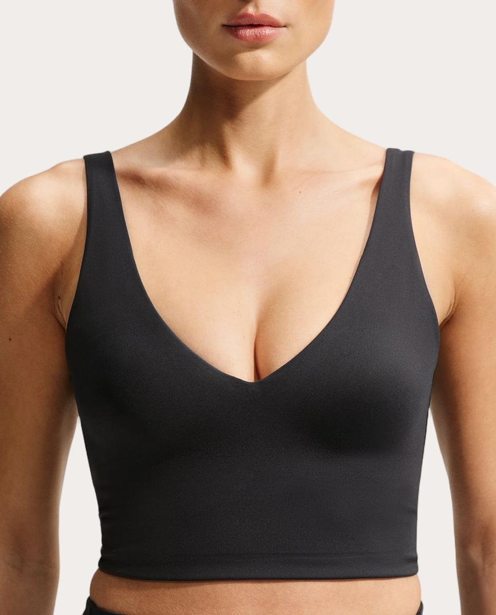 Imagen 0 de Top de mujer Matte Bra NikeSKIMS Negro