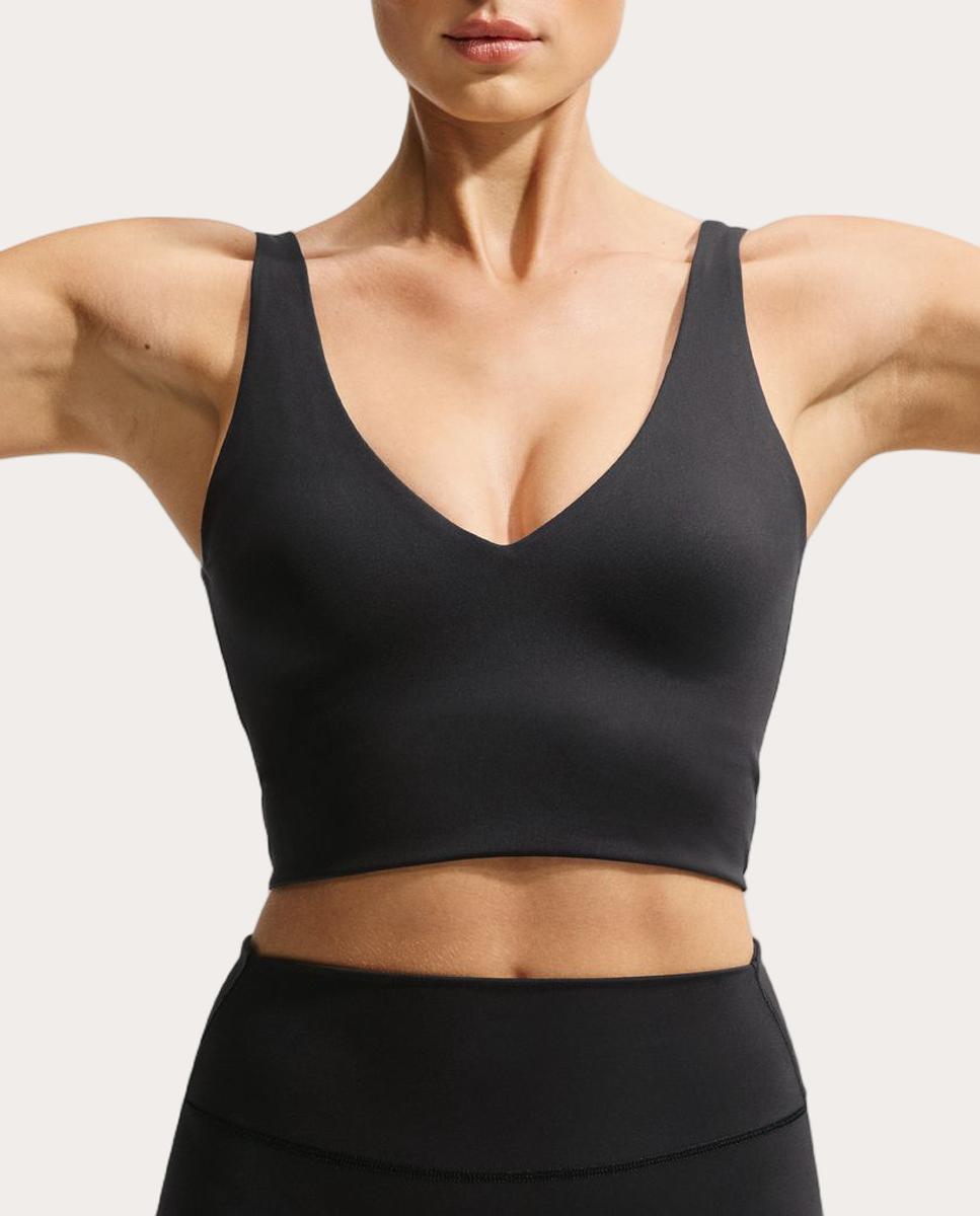 Top de mujer Matte Bra NikeSKIMS - Negro Negro-4