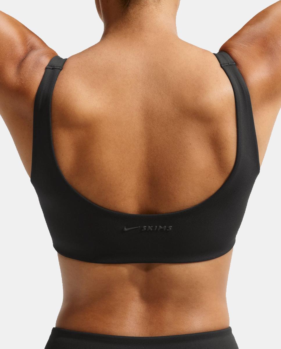 Top de mujer Matte Bra NikeSKIMS - Negro Negro-4