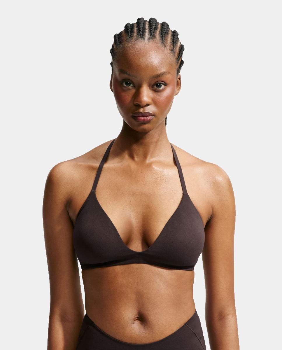 Top de mujer Studio Stretch Bra NikeSKIMS - Marrón Marrón-3