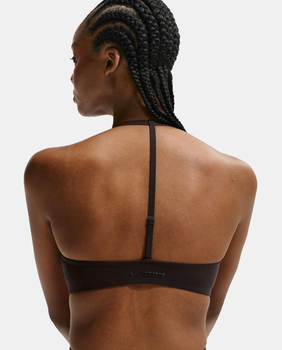Top de mujer Studio Stretch Bra NikeSKIMS - Marrón Marrón-4